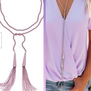 Kendra Scott Phara Lariat Tassel Necklace NWT